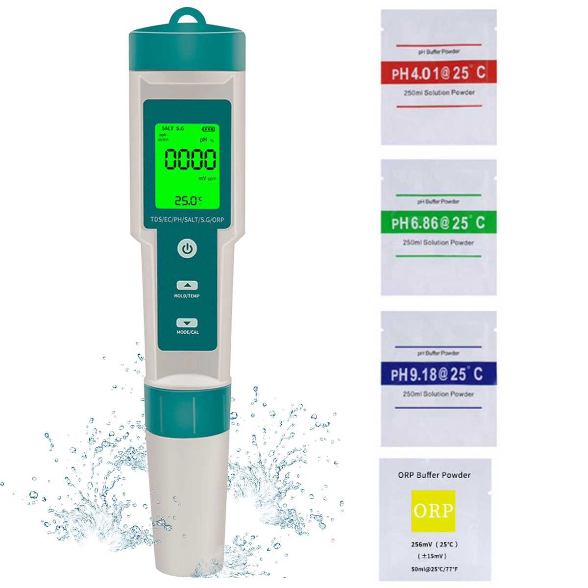 Ph Up Down Solution - Medidor de ph digital 7 em