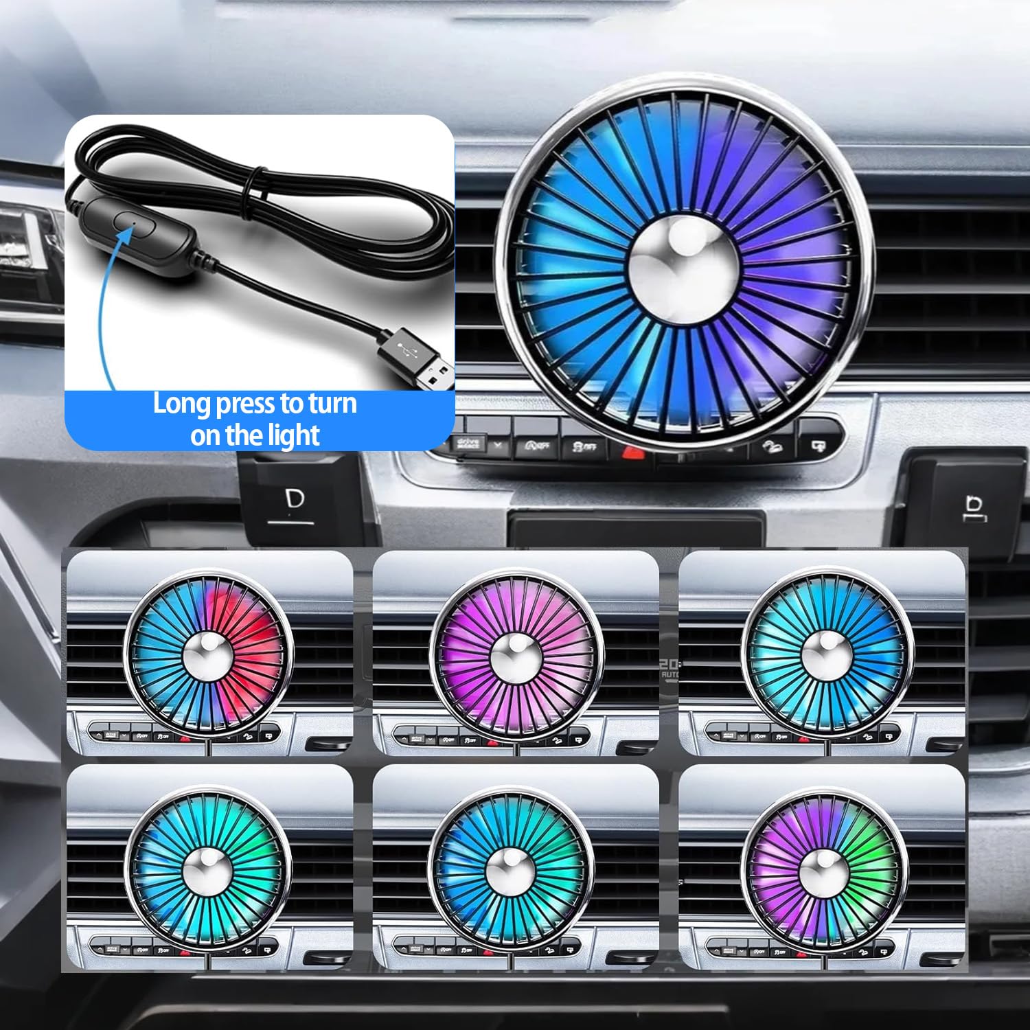 Ventilador USB para Carro 2026 - Oscillating Fan Clip avaliação e preço
