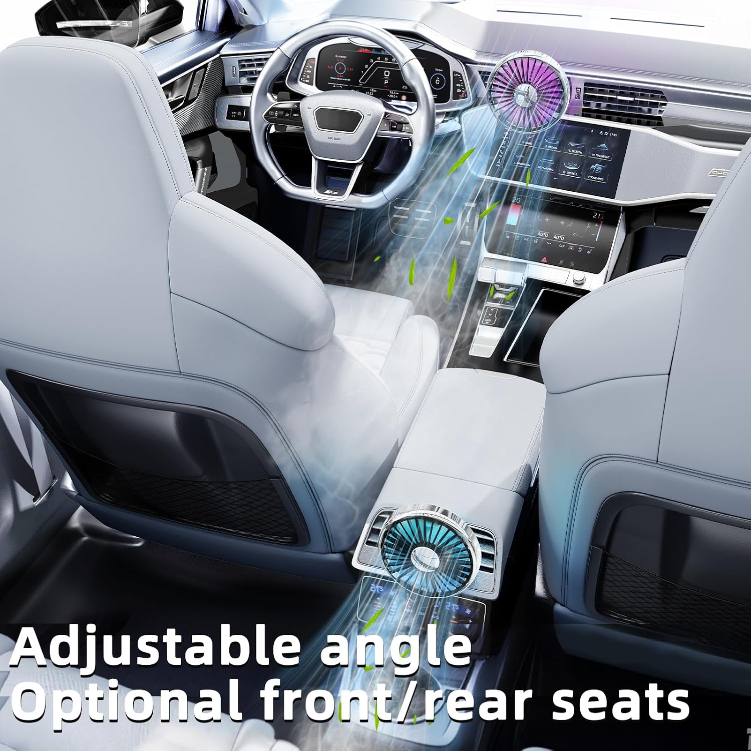 Ventilador USB para Carro 2026 - Oscillating Fan Clip avaliação e preço