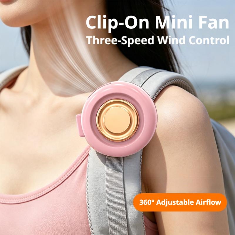 Ventilador portátil com clipe, - Oscillating Fan Clip avaliação e preço