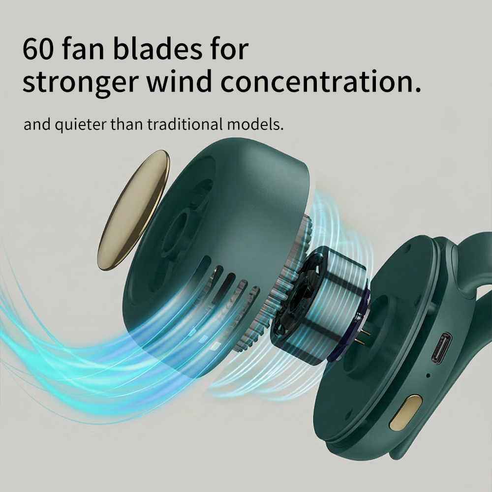 Ventilador Portátil de Pescoço - Oscillating Fan Clip avaliação e preço