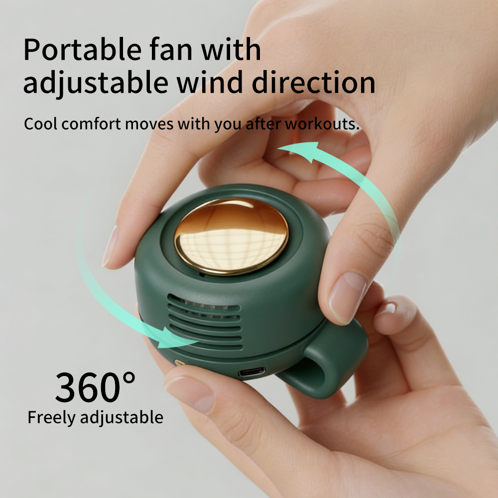 Ventilador Portátil de Pescoço - Oscillating Fan Clip avaliação e preço
