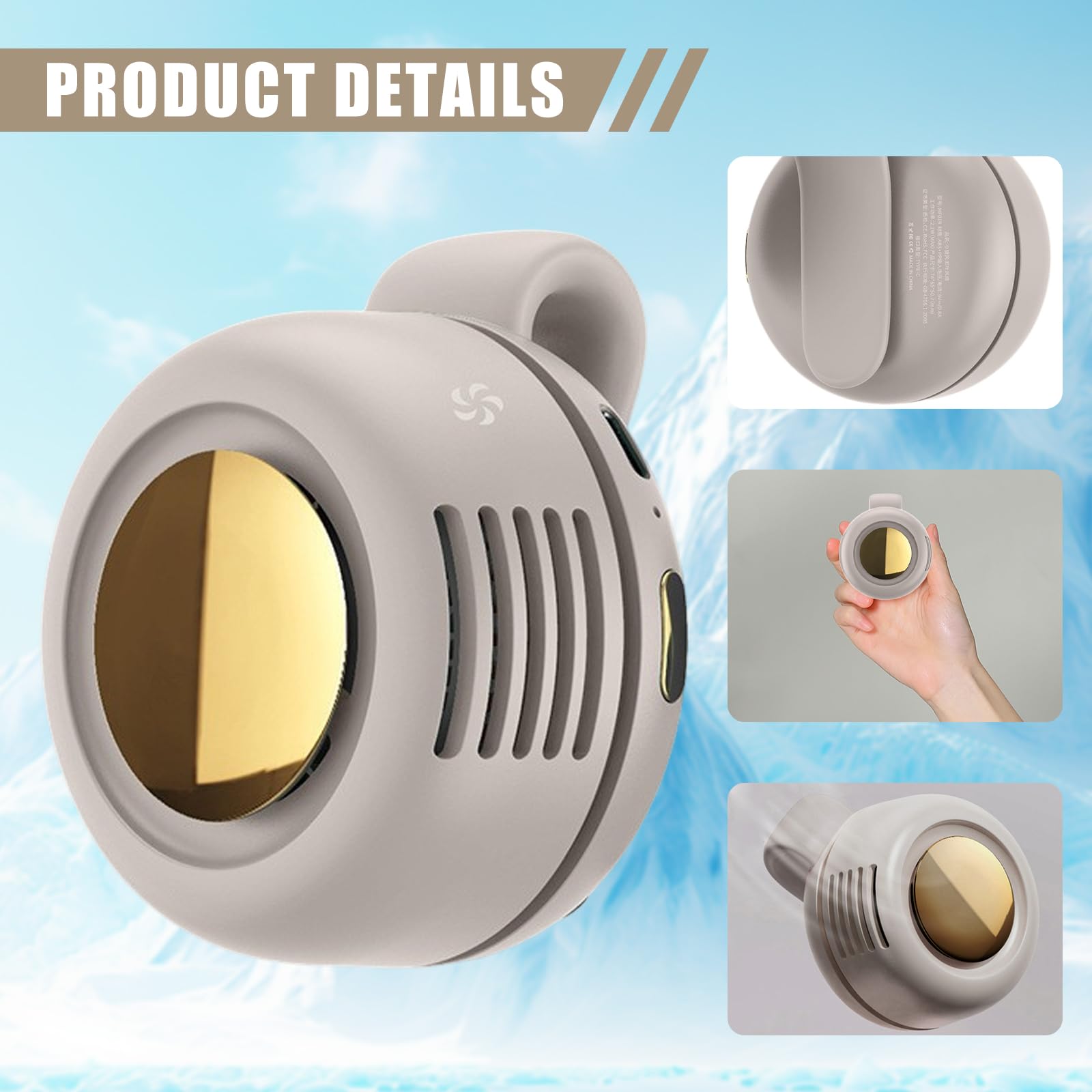 Ventilador Portátil de Cintura - Oscillating Fan Clip avaliação e preço