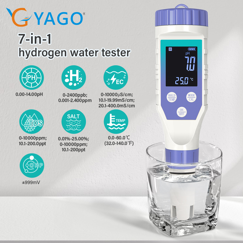 Yago testador de água de hidro - Ph Up Down Solution avaliação e preço