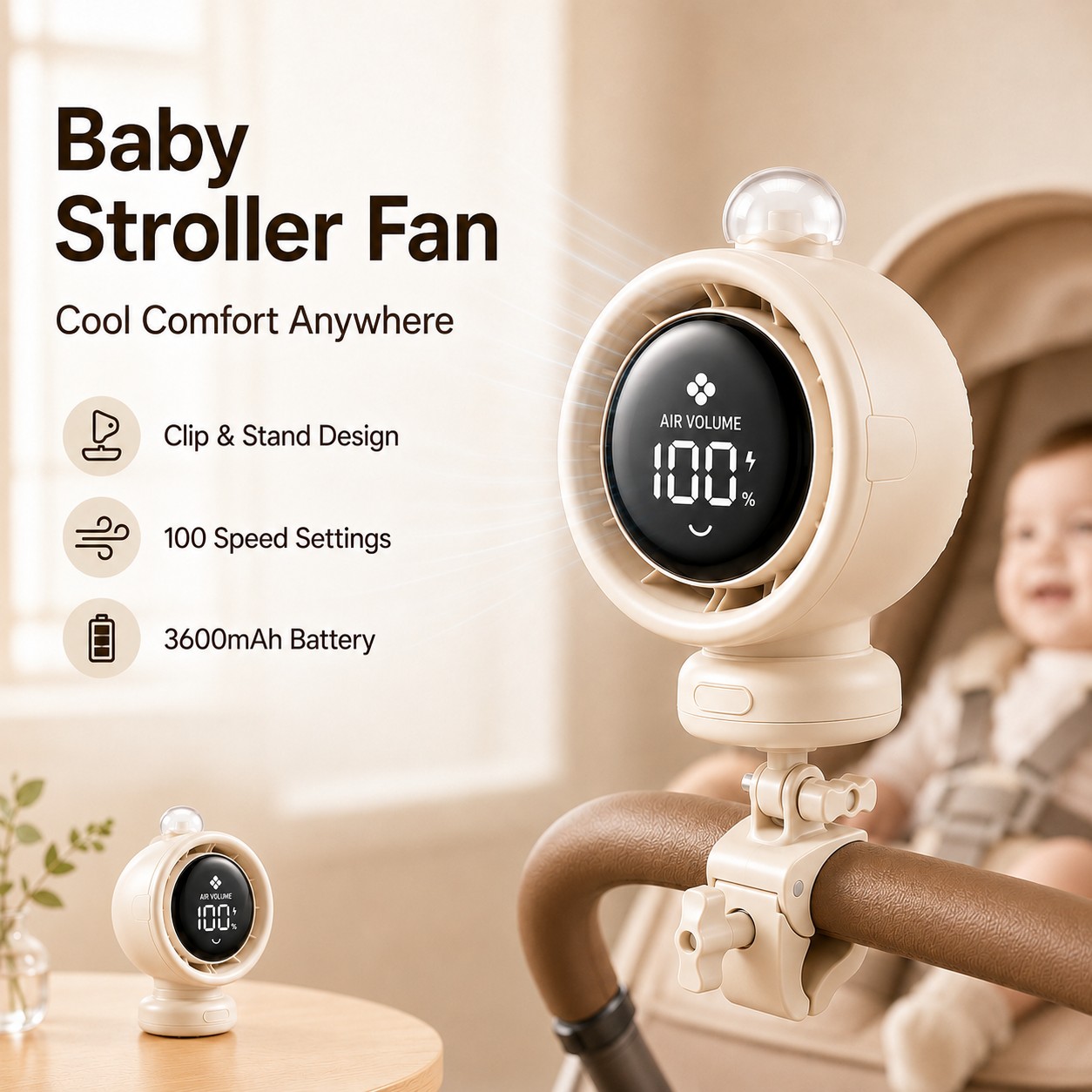 Novo Ventilador Portátil para  - Oscillating Fan Clip avaliação e preço
