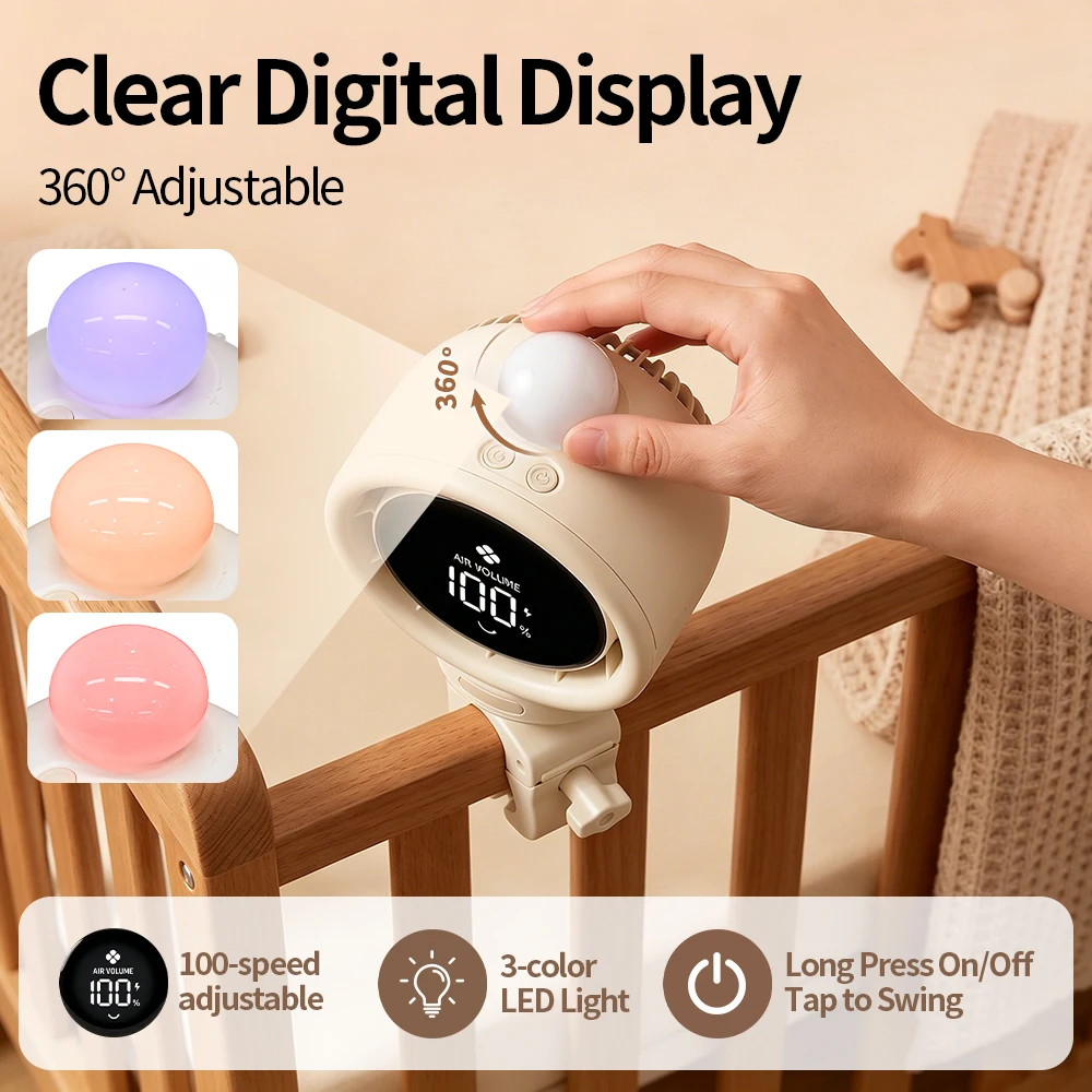Novo Ventilador Portátil para  - Oscillating Fan Clip avaliação e preço