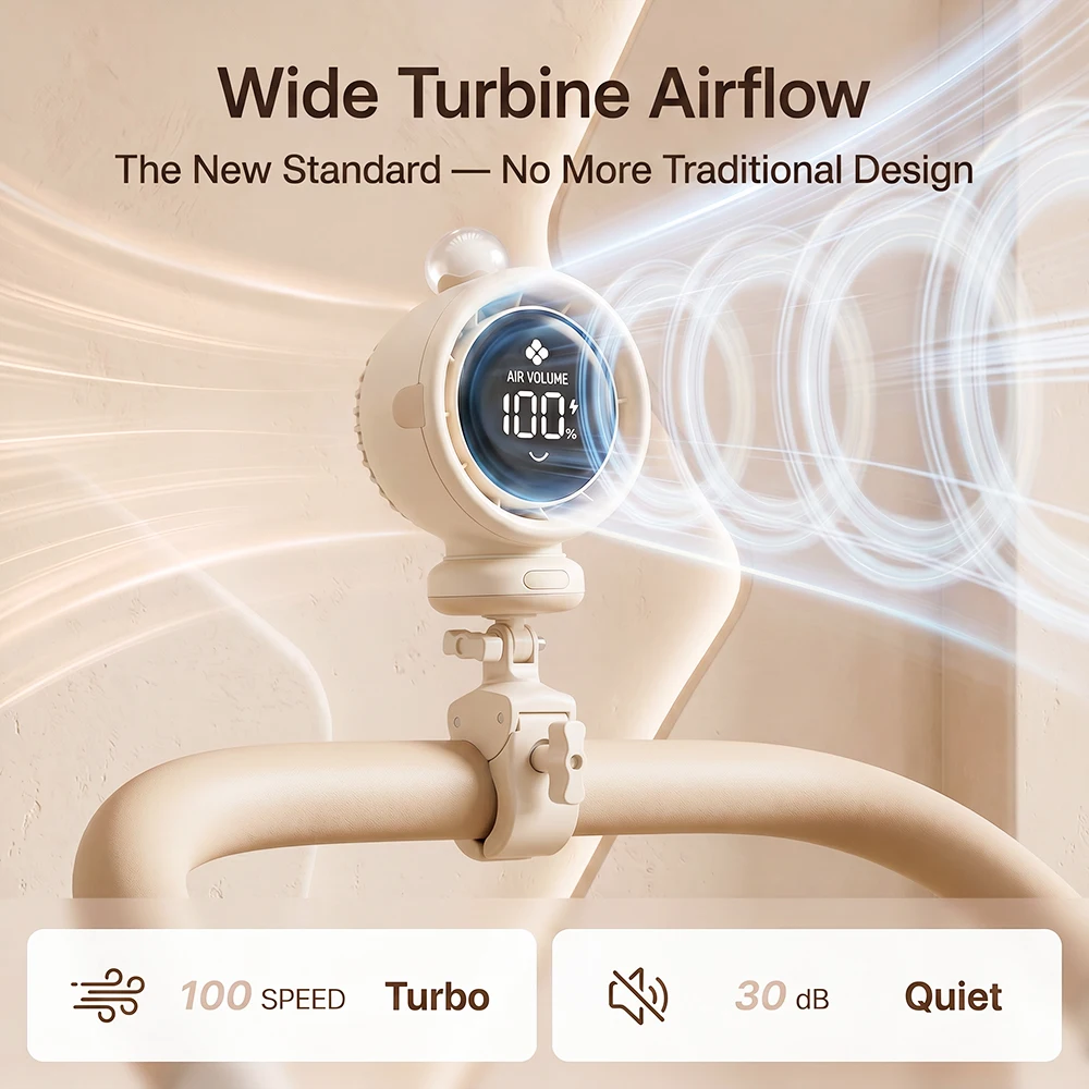 Novo Ventilador Portátil para  - Oscillating Fan Clip avaliação e preço